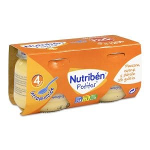 NUTRIBEN POTITO INICIO A LA MERIENDA MANZANA NARANJA Y PLATA