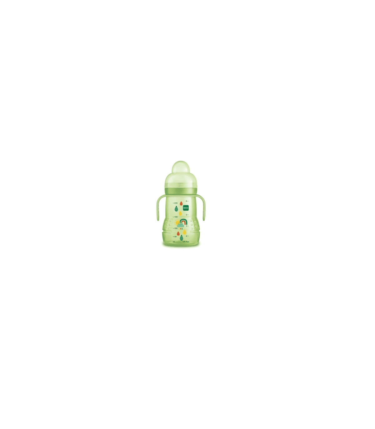 MAM BIBERON ENTRENAMIENTO TRAINER 220 ML VERDE