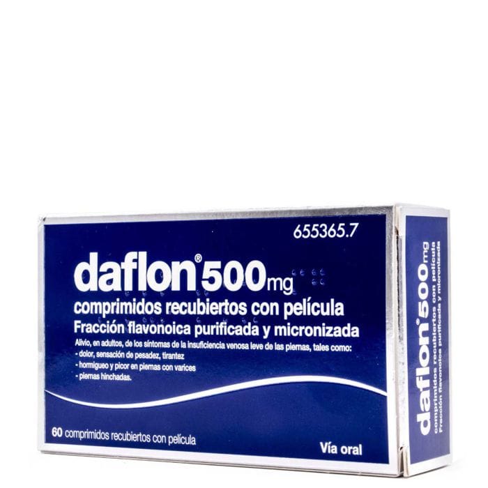 DAFLON 500 500 MG 60 COMPRIMIDOS RECUBIERTOS
