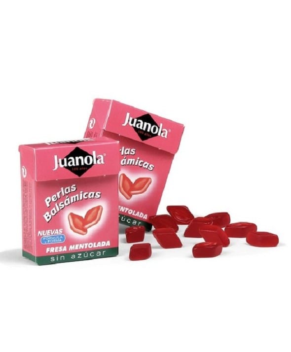 JUANOLA PERLAS FRESA MENTOLADA 25 G
