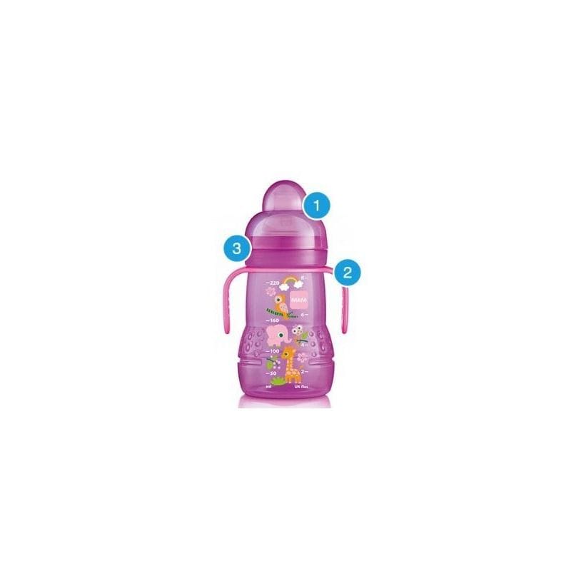 MAM BIBERÓN ENTRENAMIENTO TRAINER 220 ML NIÑA