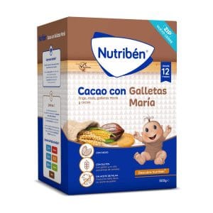 NUTRIBEN CACAO CON GALLETAS MARIA  500 G