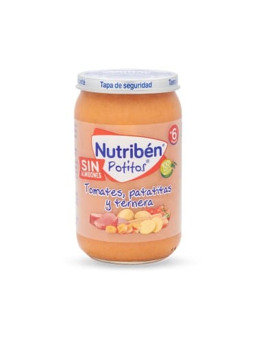 NUTRIBEN TOMATES PATATITAS Y TERNERA 235 GR