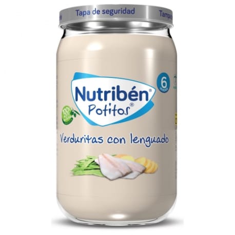 NUTRIBEN VERDURITAS CON LENGUADO POTITO 235 G