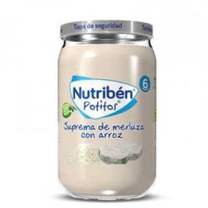 NUTRIBEN ARROZ CON MERLUZA POTITO 235 G